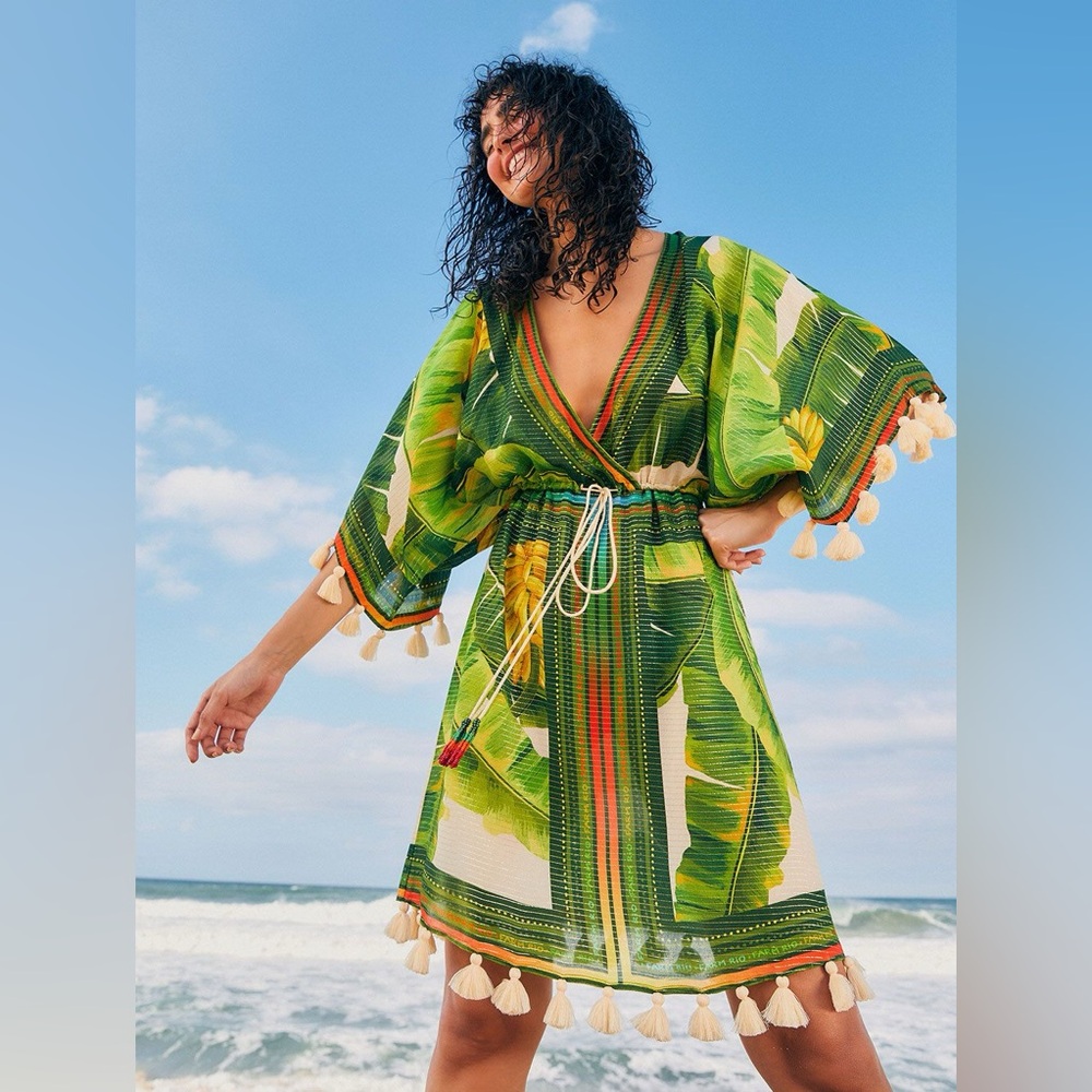 FARM RIO - NWT Fresh Forest Coverup Dress - Rare!